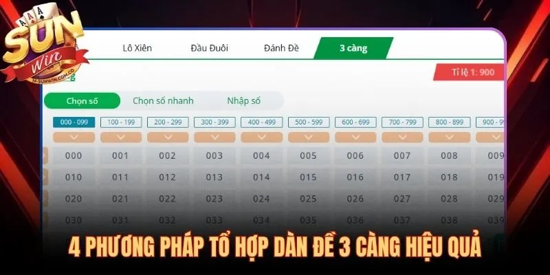 Bốn hướng tiếp cận tổ hợp số 3 càng