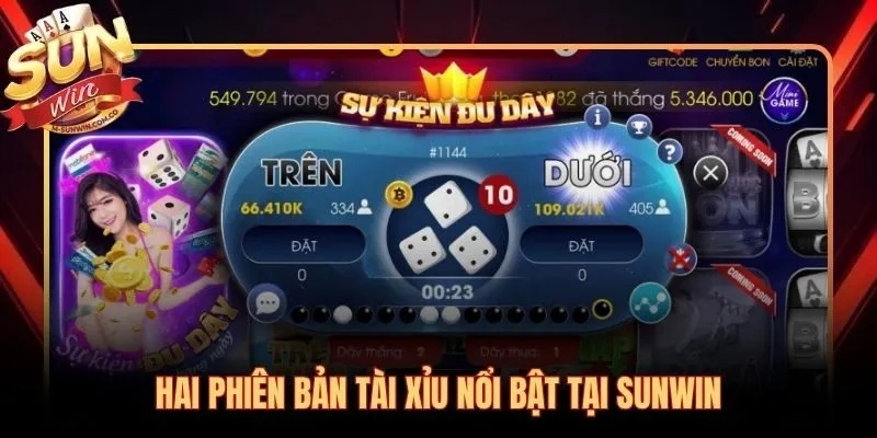 Cân Cửa truyền thống và MD5 minh bạch hai lựa chọn tài xỉu Sunwin