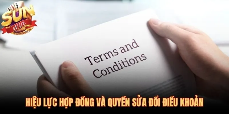 Điều kiện và điều khoản có hiệu lực ngay khi đăng ký