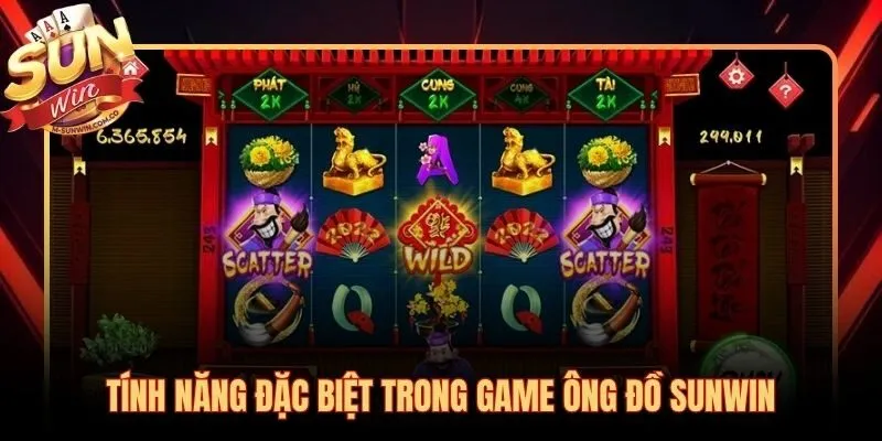 Hệ thống Wild multiplier và Free Spins độc đáo của Ông Đồ Sunwin