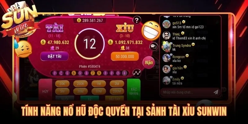 Quỹ Jackpot tích lũy toàn sảnh độc quyền tài xỉu Sunwin