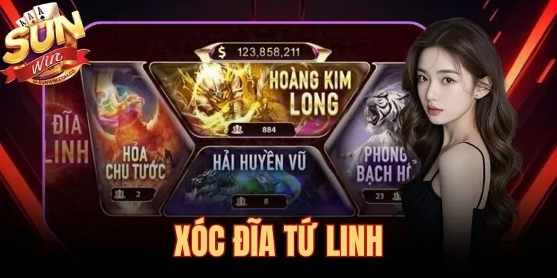 Xóc Đĩa Tứ Linh